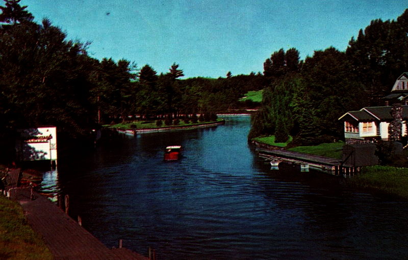 Indian River Inn (Brass Rail Bar & Grill) - General Vintage Postcard Of Indian River (newer photo)